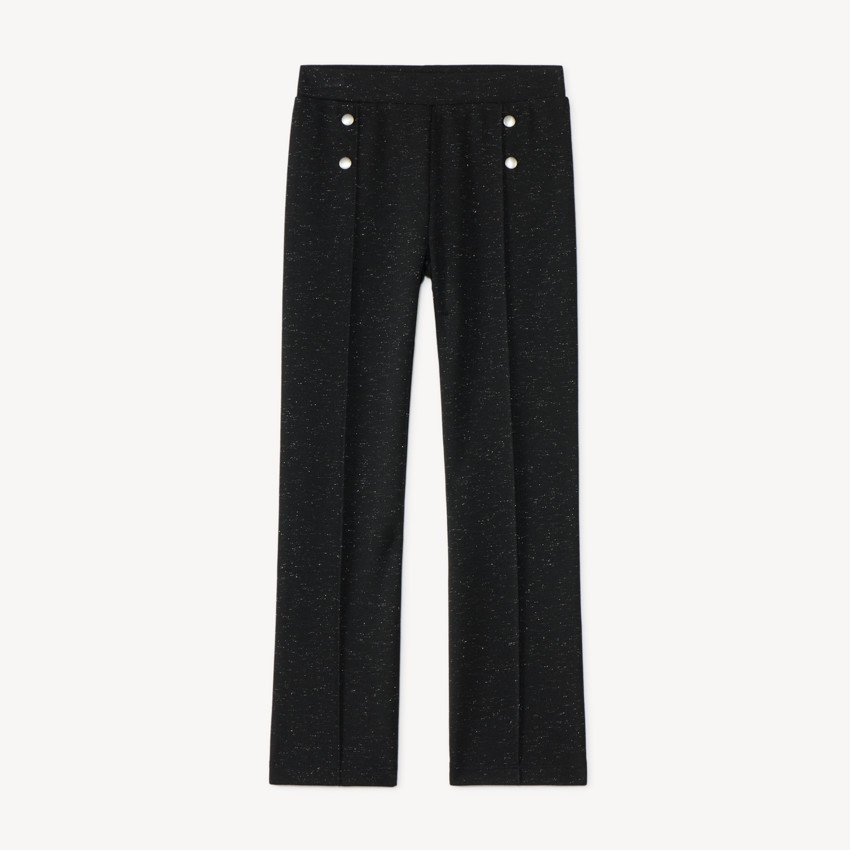 Legging fille Milano avec lurex doré 