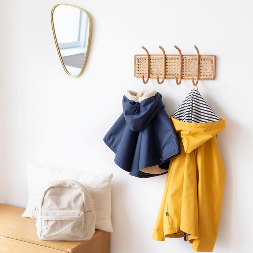 Poncho de voyage - Waterproof + teddy - Navy - 9/36 m 
