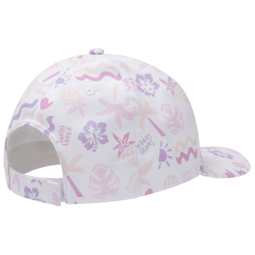 Casquette imprimée à badge gomme Hawaii pour fille 