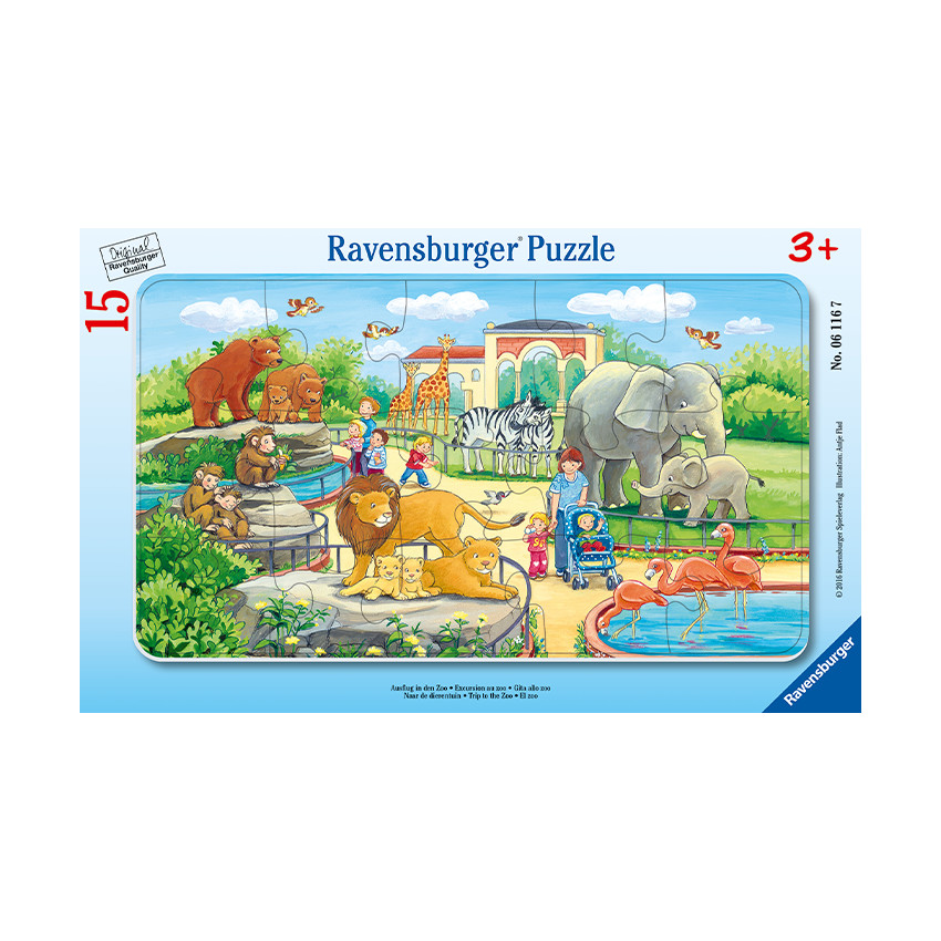 Puzzle 15 pièces Excursion au zoo