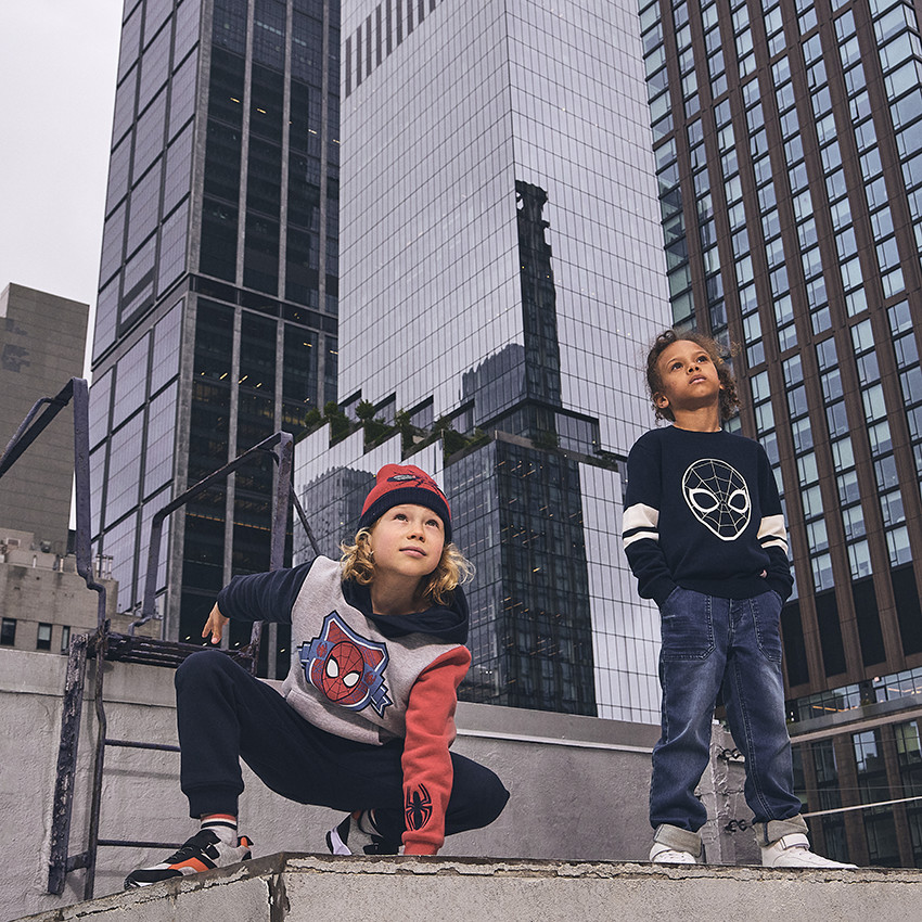 Pull en tricot Spider Man Marvel pour garcon Orchestra
