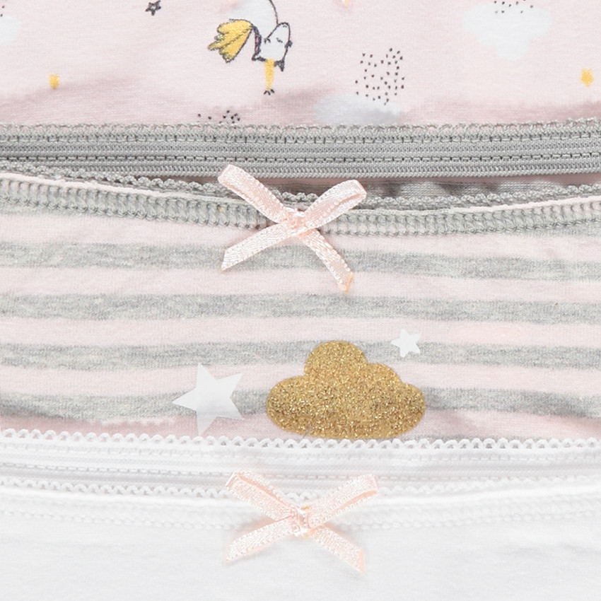 Lot de 3 culottes en coton avec licornes printées 