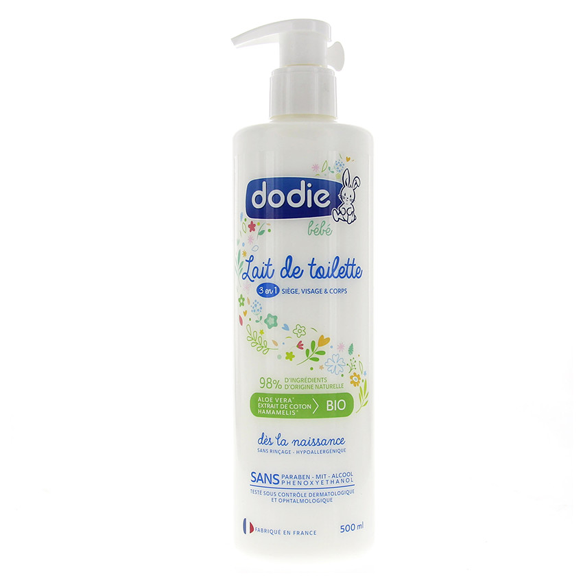 Lait de toilette 3 en 1 visage et corps - 500 ml 