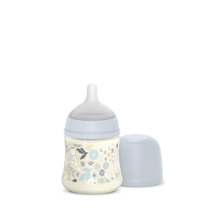 Biberon avec tétine symétrique SX Pro S 150ml Wonderland bleu 