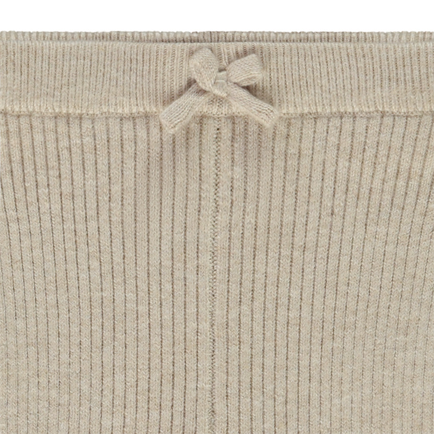 Caleçon côtelé uni pour bébé fille 