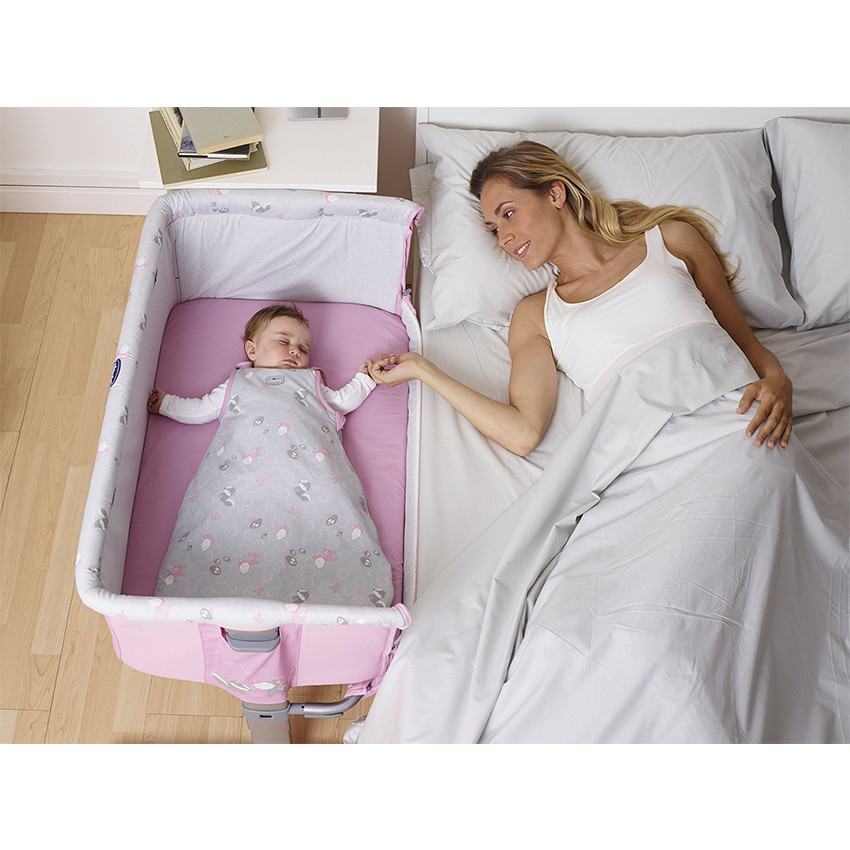 Berceau Next2Me - Dove Grey 