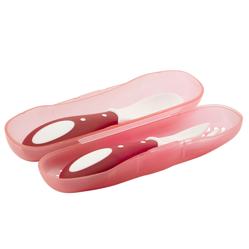 Lot de 2 couverts nomades Yummix rose 