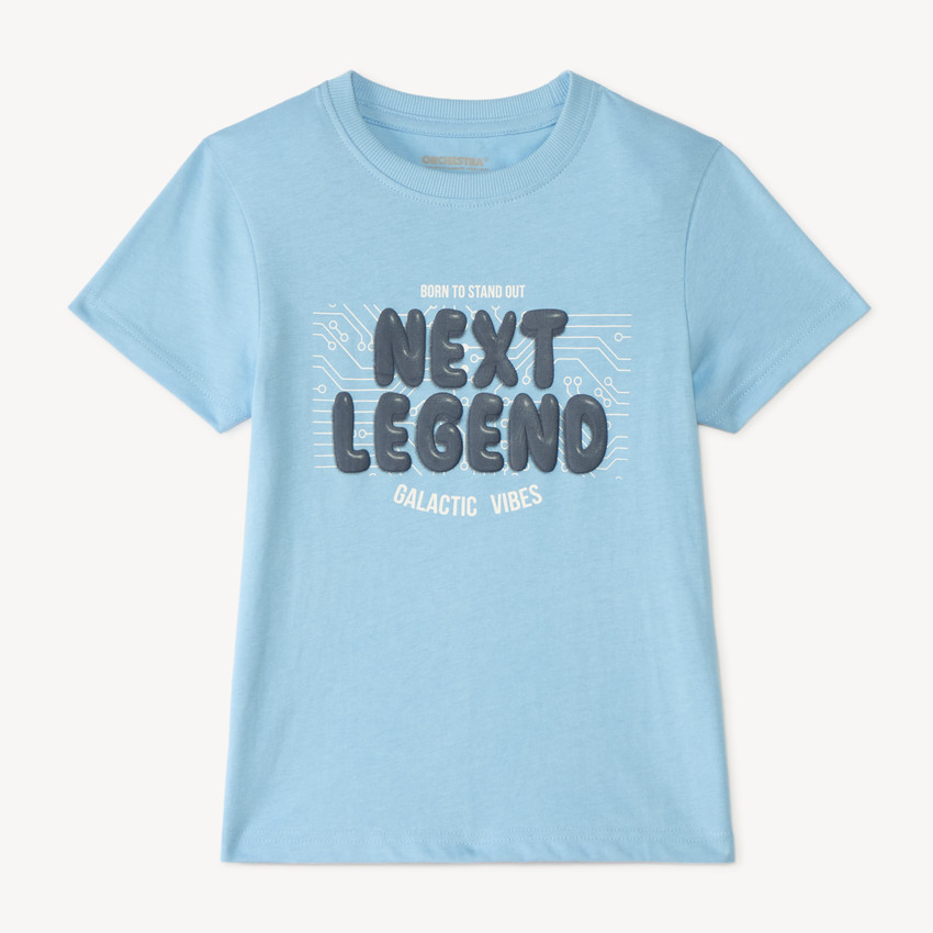 T-shirt manches courtes print effet ballon 3D pour garçon 