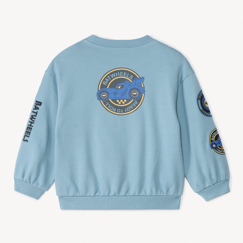 Sweat en molleton print Batwheels Warner pour bébé garçon 
