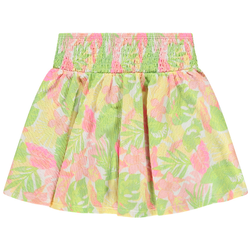 Jupe en jersey fochette avec taille smockée pour fille 