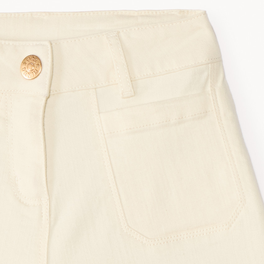 Short en denim uni pour fille 