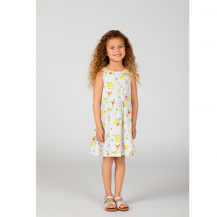 Lot de 3 robes en coton fille