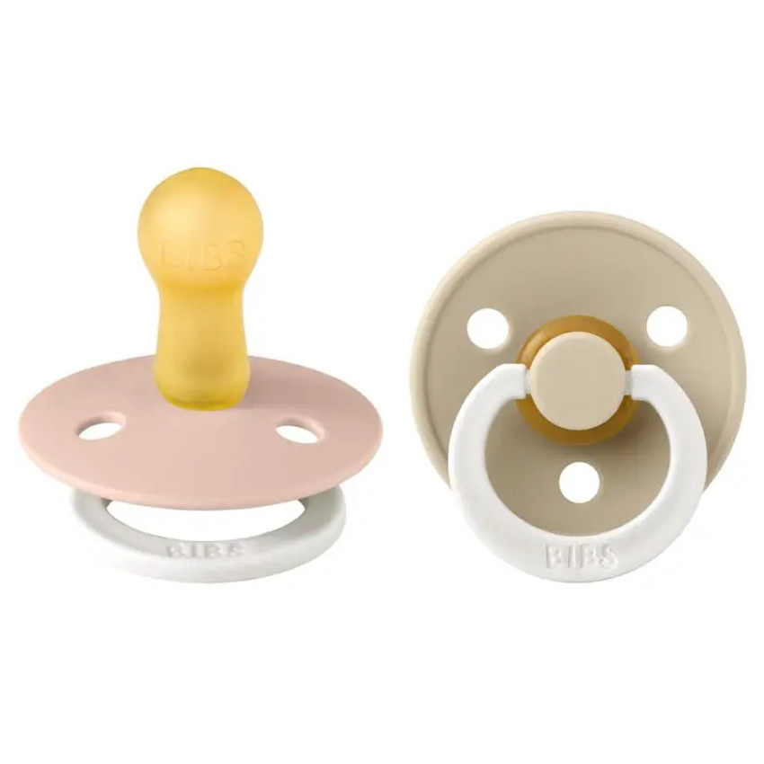 Lot de 2 sucettes colour glow 6-18 mois - Vanilla/Blush 