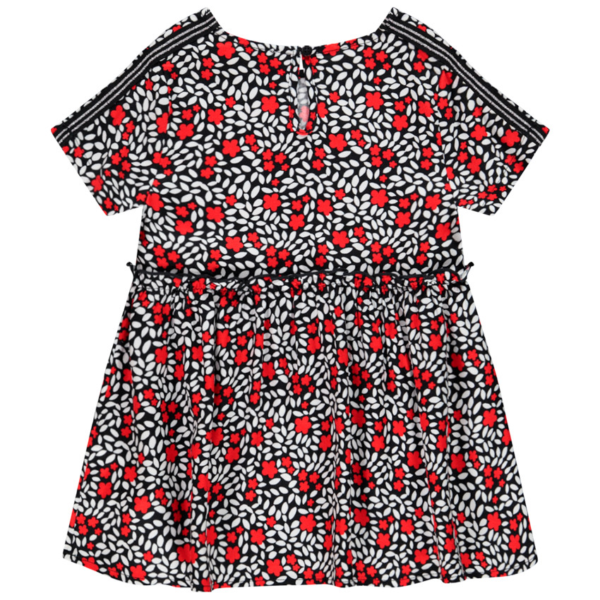 Tunique manches courtes fleurie pour enfant fille 