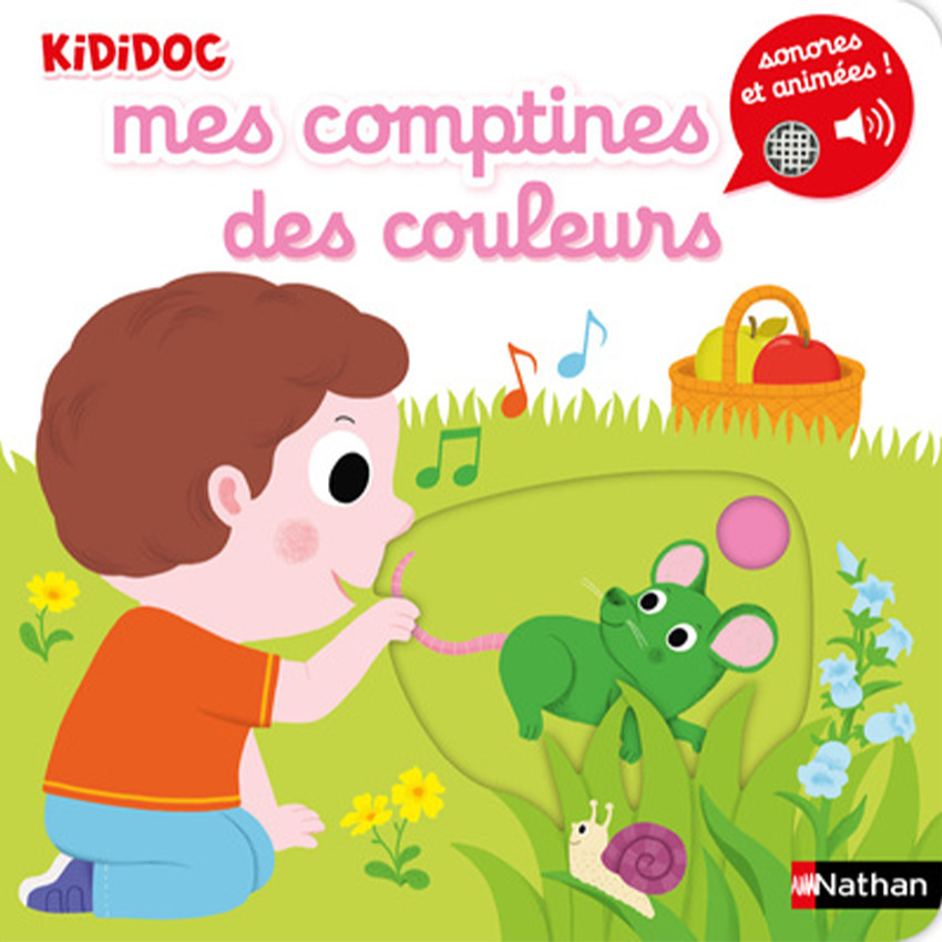 Livre sonore Mes comptines des couleurs 