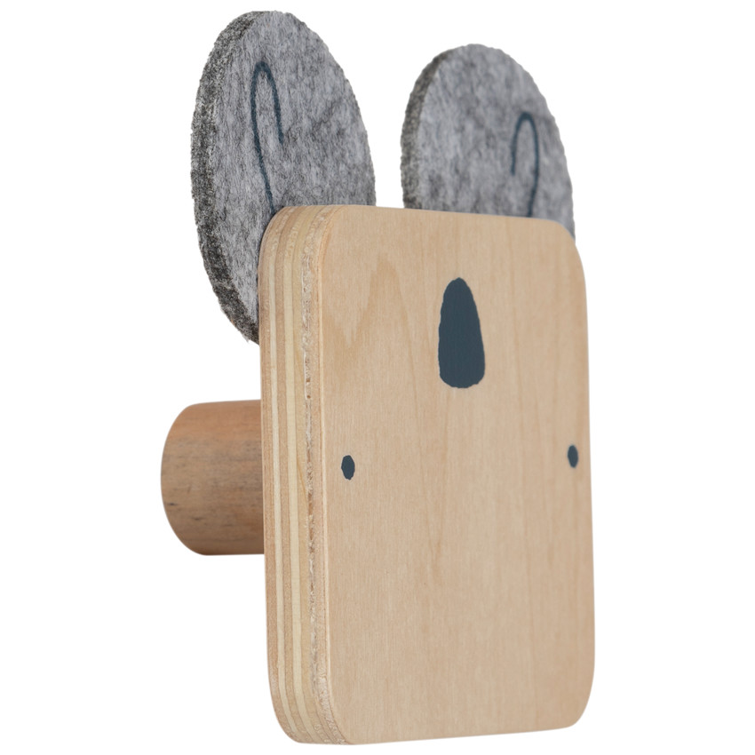 Patère forme koala 