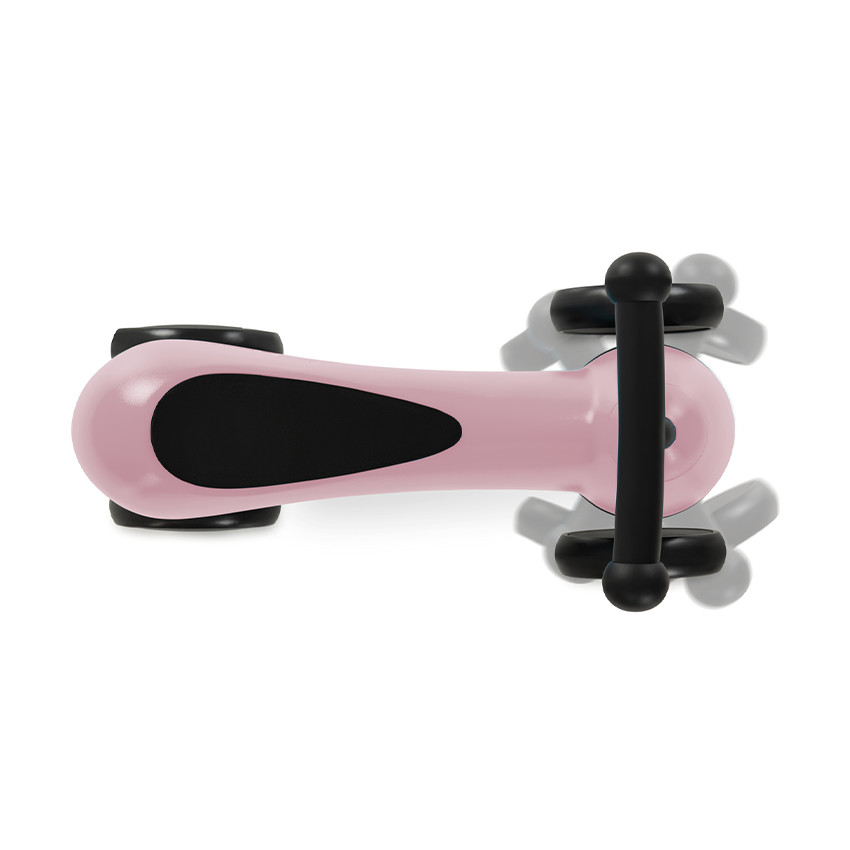 Porteur à 4 roues 1st Ride Four rose mat 