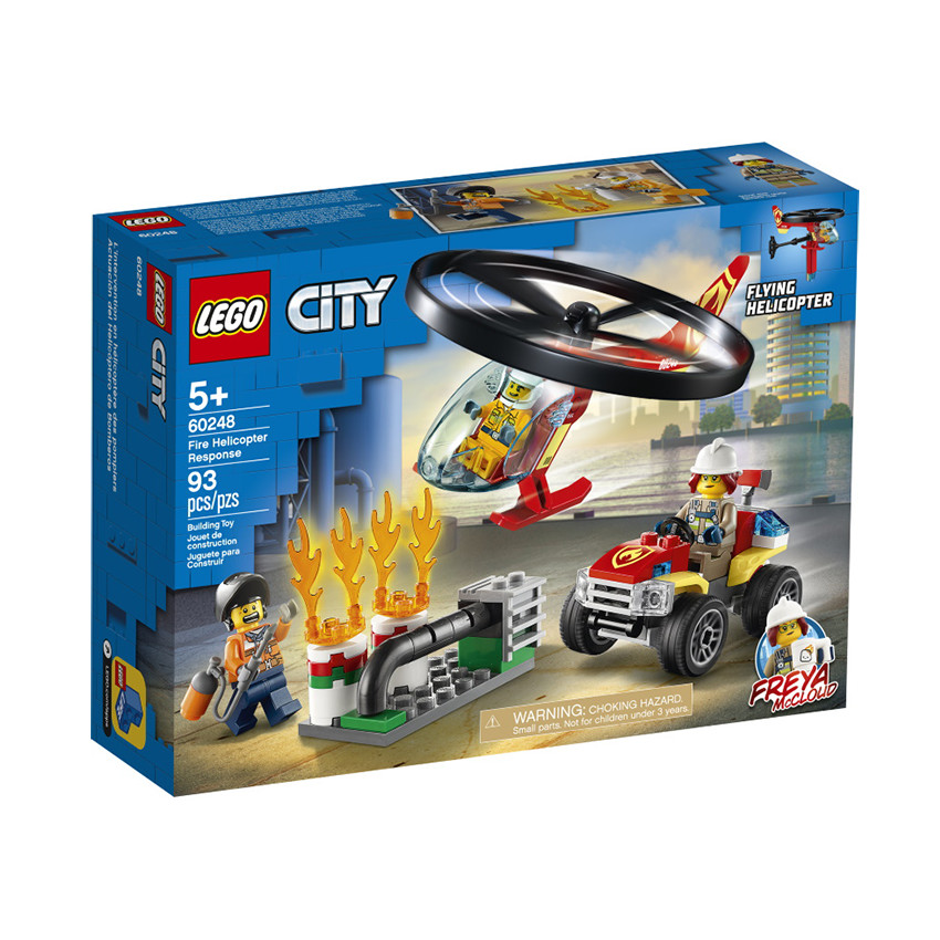Intervention Hélicoptère des Pompiers - Lego City 