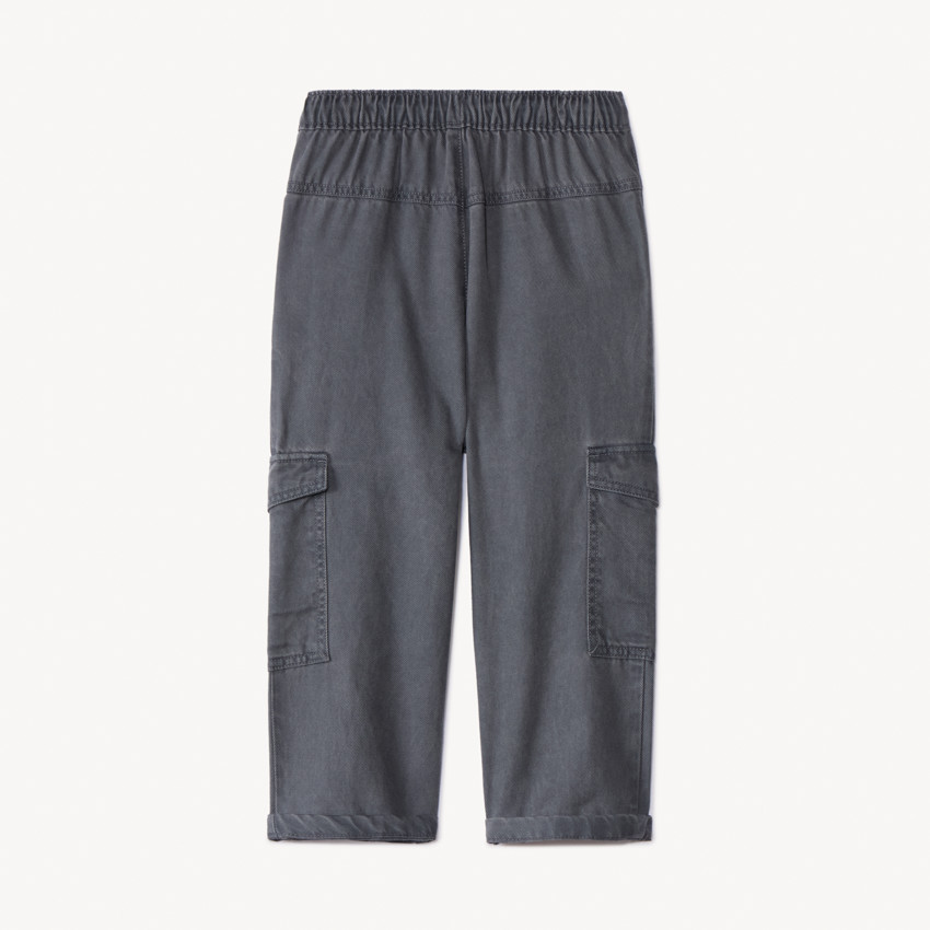 Pantalon uni à poches cargo pour bébé garçon  