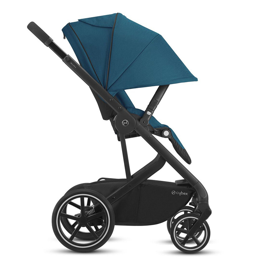 Poussette Balios S Lux châssis noir - River blue 