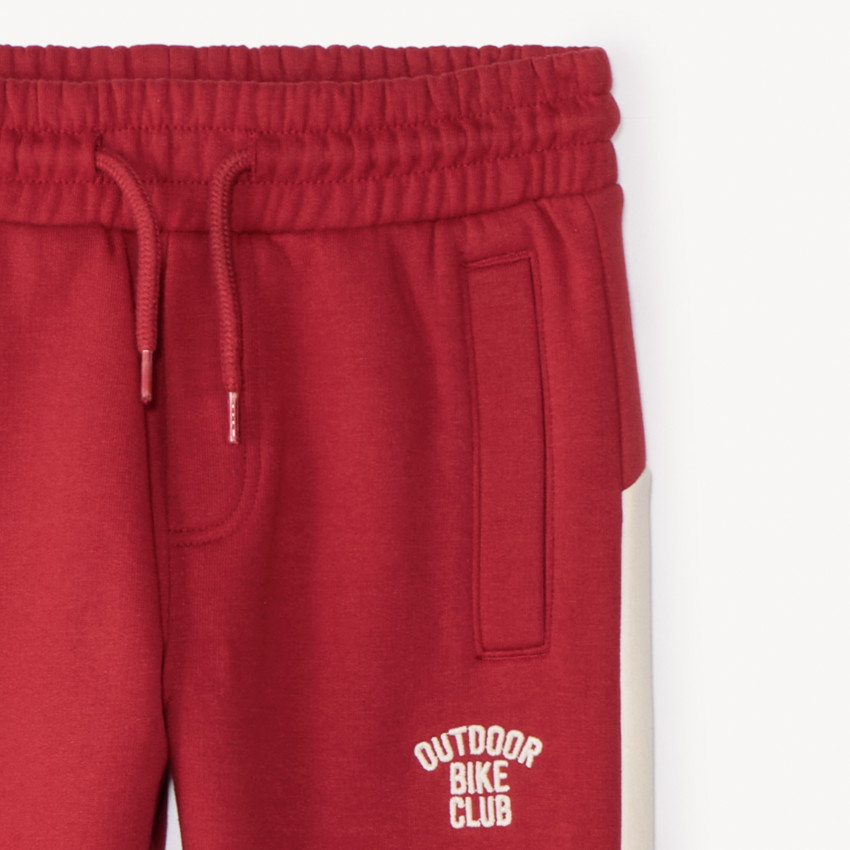 Jogging molleton à bandes pour garçon 