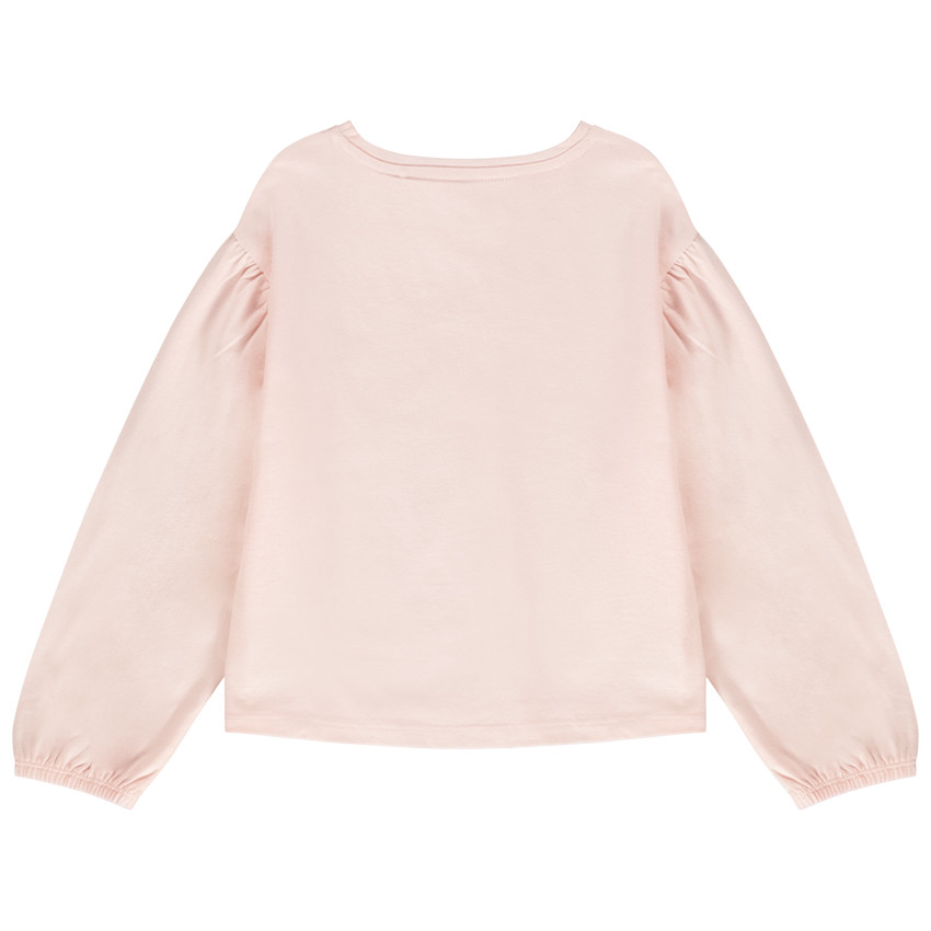 T-shirt manches longues en jersey print La belle et le clochard Disney pour fille 