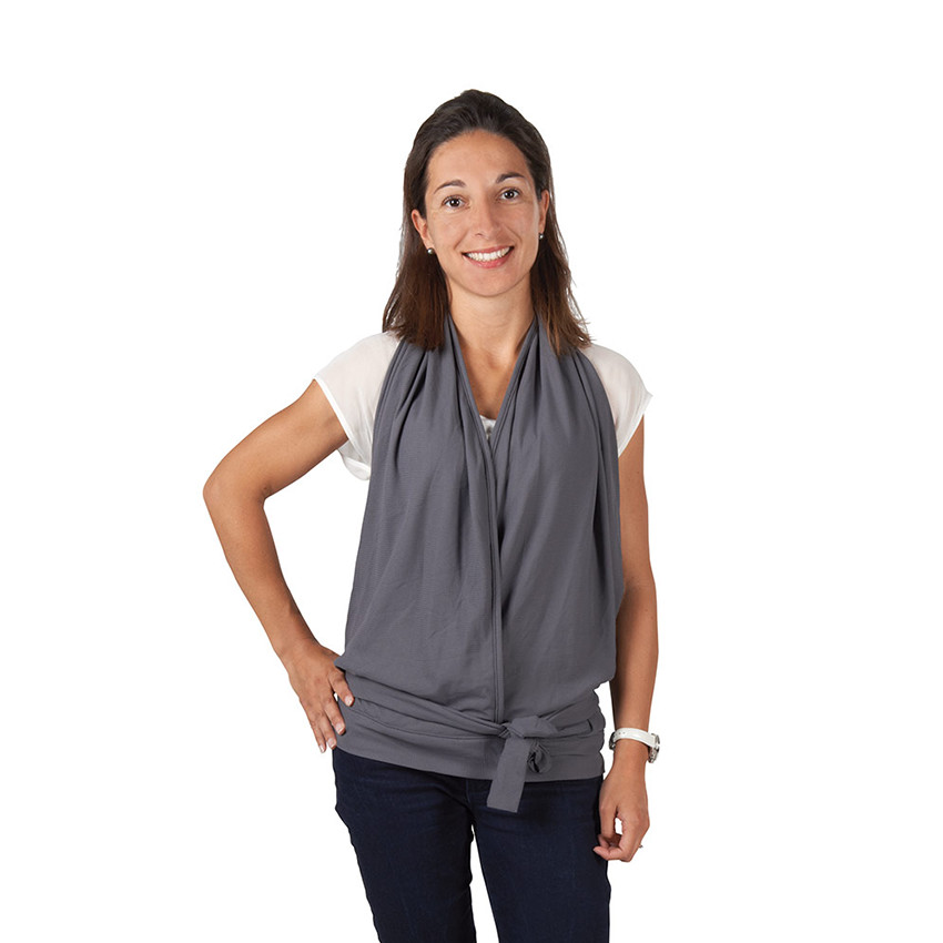 Top d'allaitement - Gris anthracite 