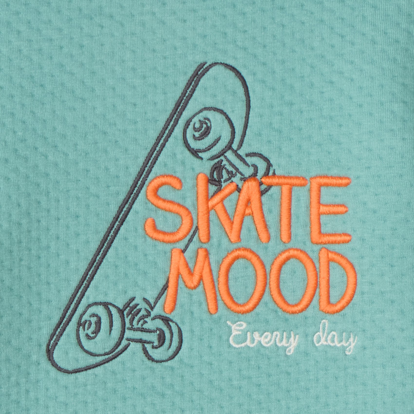 Sweat molleton capitonné motif skate pour bébé garçon 