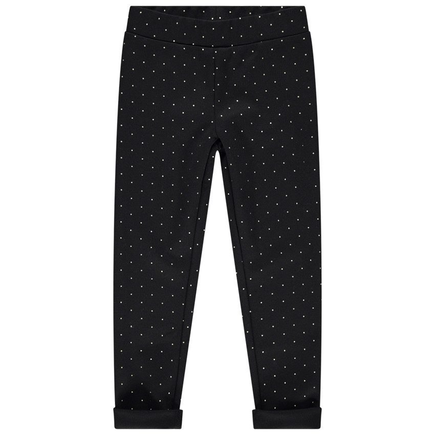 Jegging en milano à pois all-over 