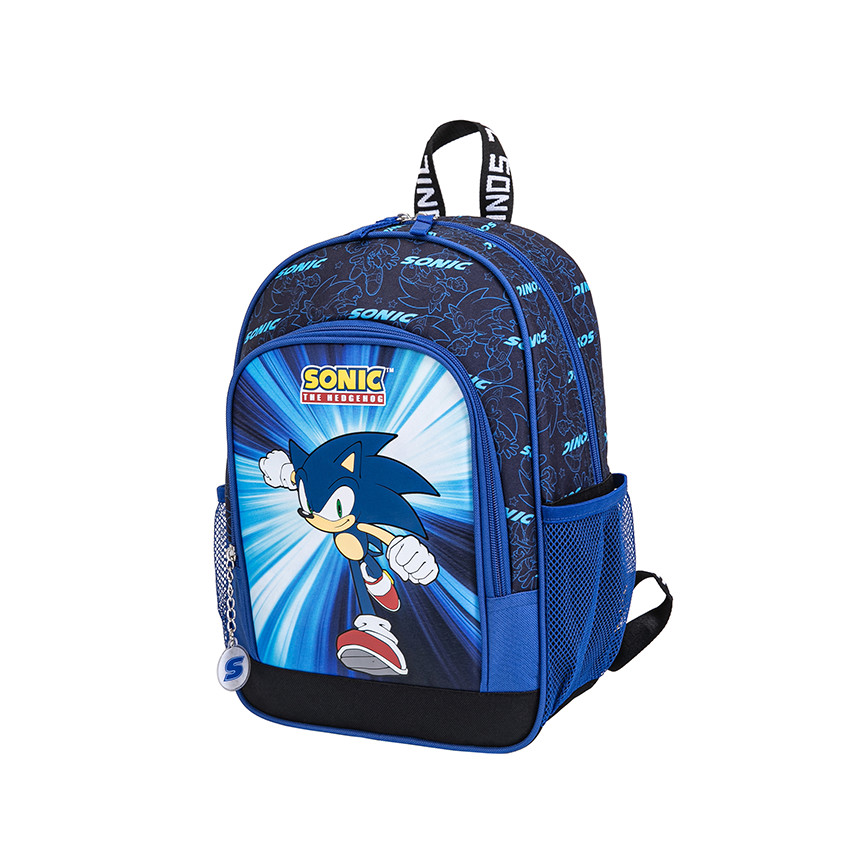 Sac à dos Sonic noir et bleu 37 cm 