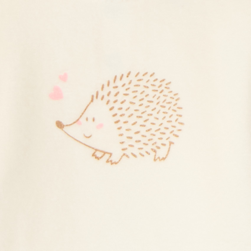 Set pyjama en velours print fantaisie pour bébé fille 