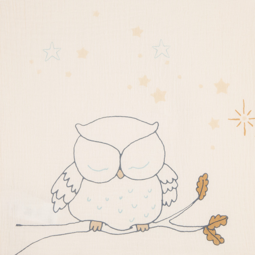 Lot de 3 langes en gaze de coton "Bande de Rêveurs" 