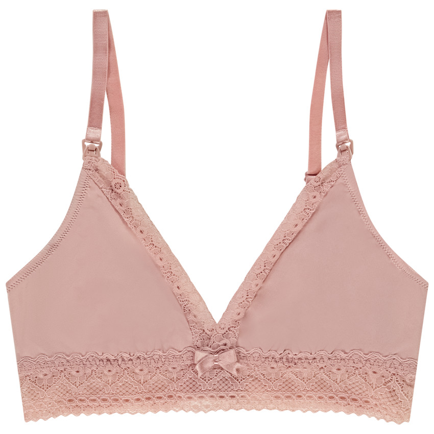 Soutien-gorge triangle d'allaitement sans armatures 