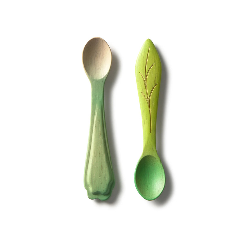 Lot de 2 cuillères Luk le Choux et Kendall la Salade 