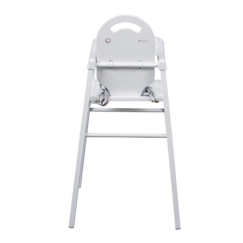 Chaise haute fixe Lili - Laqué blanc 