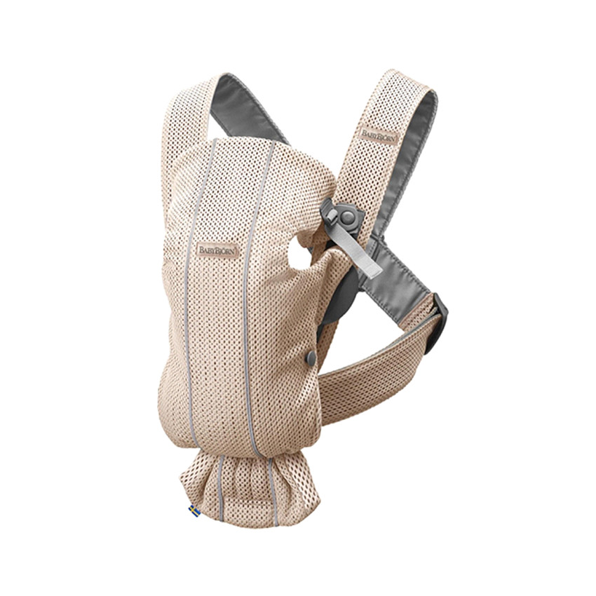Porte-bébé Mini Mesh 3D - Rose Poudré 