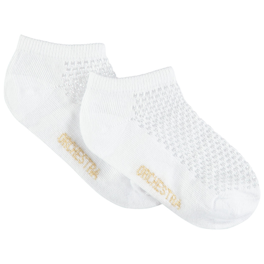 Lot de 2 paires de chaussettes avec maille ajourée 