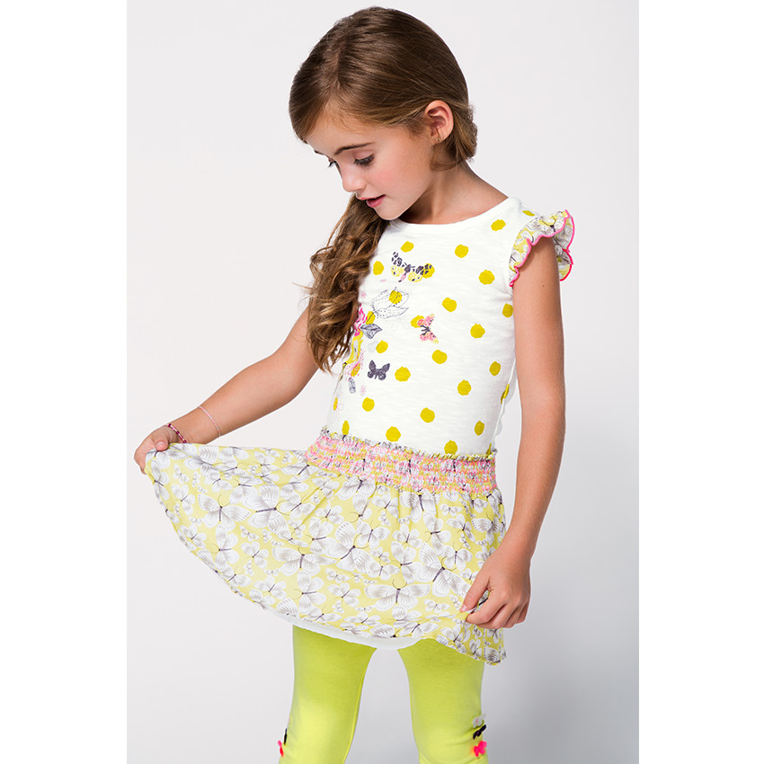 Robe effet 2 en 1 mix and match 