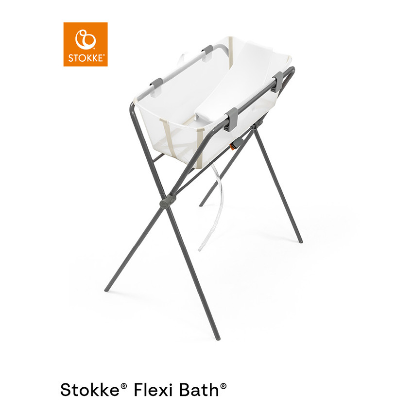 Pack baignoire Flexi Bath + transat sandy beige - Transparent (Stokke) - Image 3