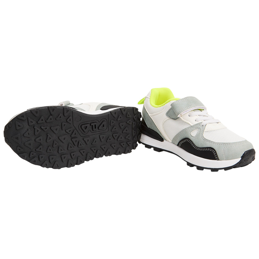 Baskets de sport à lacets élastique et velcro pour garçon  