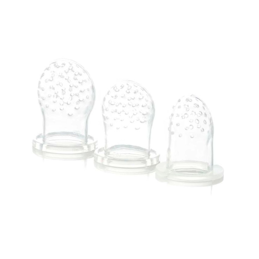 Grignoteur avec t tine en silicone Vert Menthe