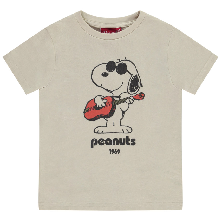 T-shirt manches courtes print Snoopy pour garçon 