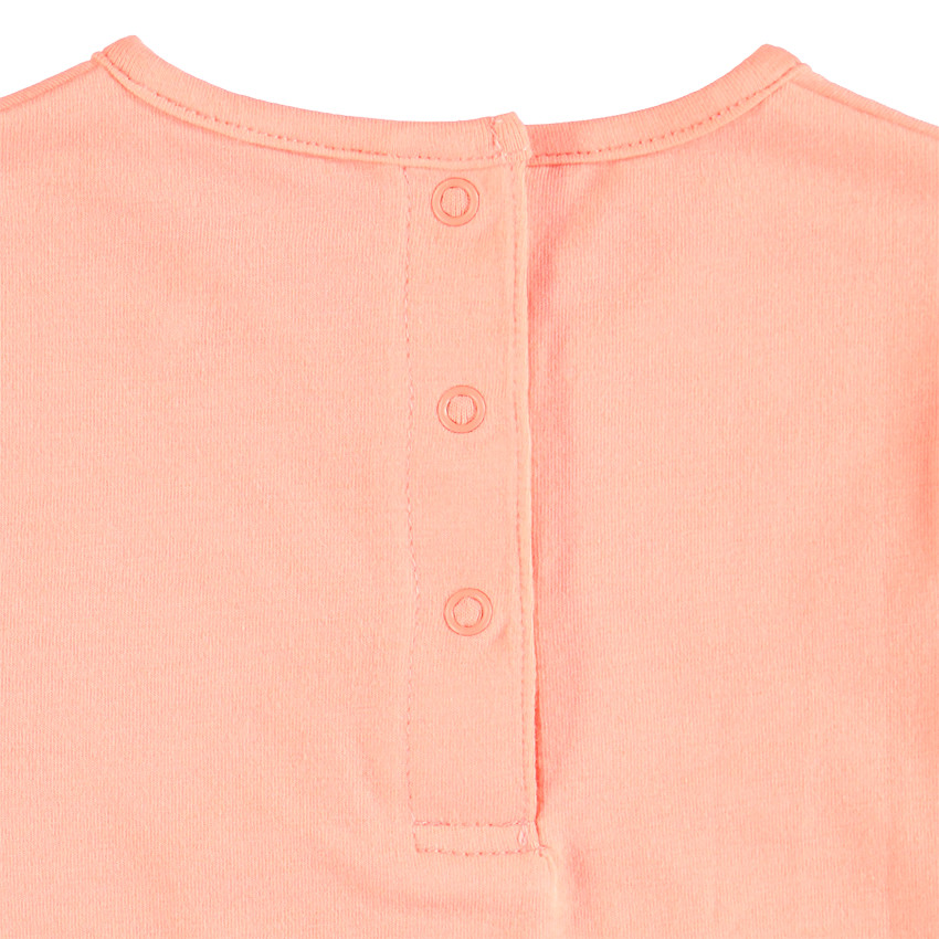 Lot de 3 bodies manches courtes unis pour bébé fille 