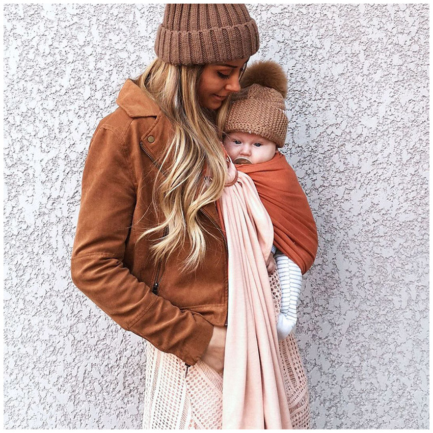 Sling - Petite écharpe sans noeud - Caramel / Nude - Orange (Love Radius) - Image 1