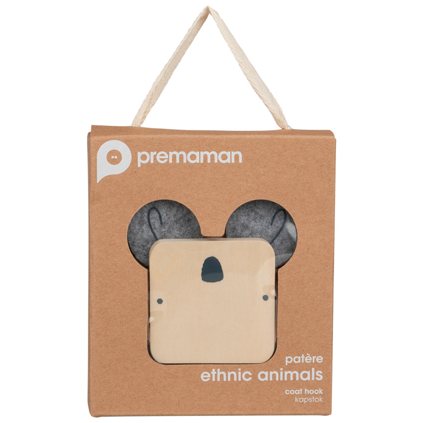 Patère forme koala 