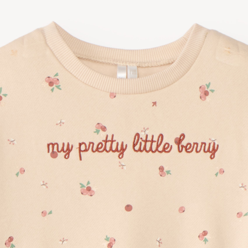 Ensemble de jogging bébé fille motif fruit 