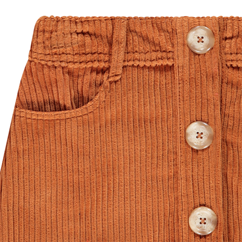 Jupe en velours côtelé pour enfant fille 