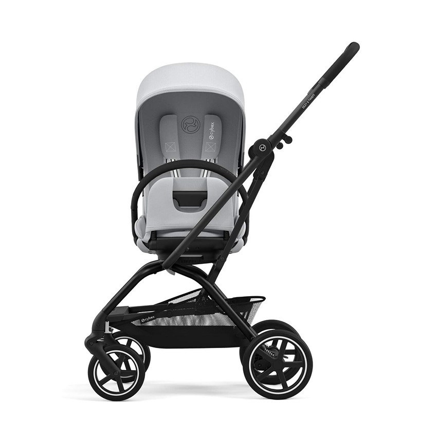 Poussette à siège rotatif Eezy S Twist+ 2 black/fog grey 