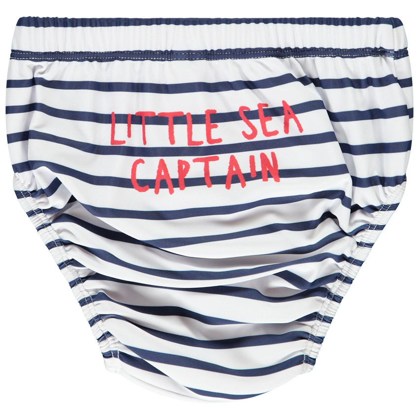 Couche-culotte de bain rayée et printée pour bébé garçon 