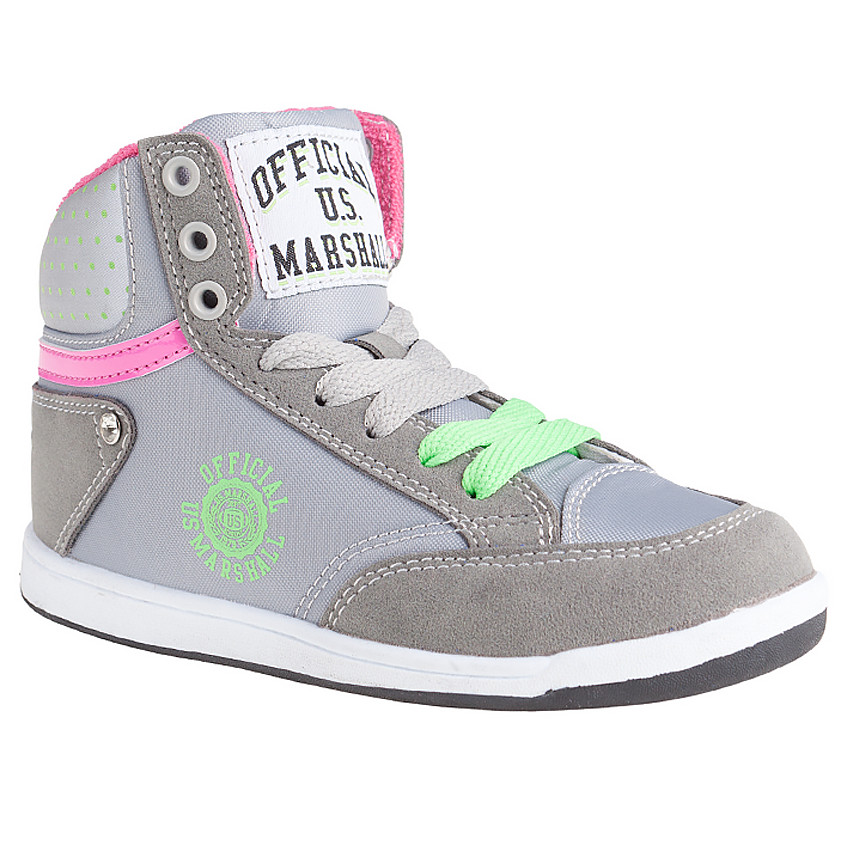 Baskets montantes grises US Marshall du 36 au 38 